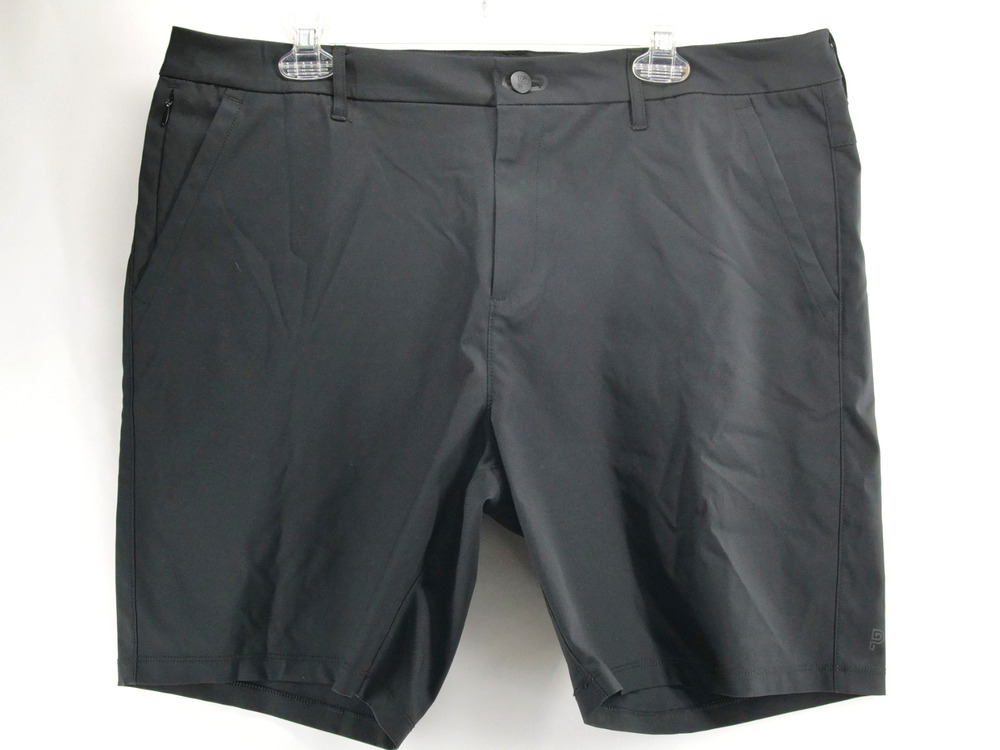 Public Rec Shorts Mens 38 8" Black Performance Golf Chino Stretch Casual